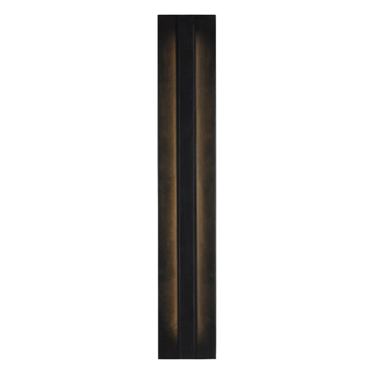 Anton Large Outdoor Wall Sconce - Black Finish