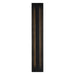 Anton Large Outdoor Wall Sconce - Black Finish
