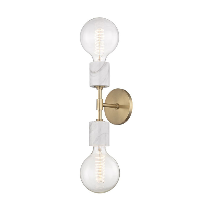 ASIME Double WALL LIGHT Aged Brass