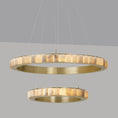 Load image into Gallery viewer, Avalon Halo Chandelier - Brass Finish
