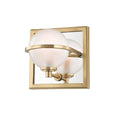 Load image into Gallery viewer, Axiom 1 Light LED Bath Bar - Aged Brass Finish
