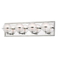 Load image into Gallery viewer, Axiom 4 Light LED Bath Bar - Polished Nickel Finish
