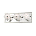 Load image into Gallery viewer, Axiom 3 Light LED Bath Bar - Polished Nickel Finish
