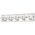 Load image into Gallery viewer, Axiom 5 Light LED Bath Bar - Polished Nickel Finish
