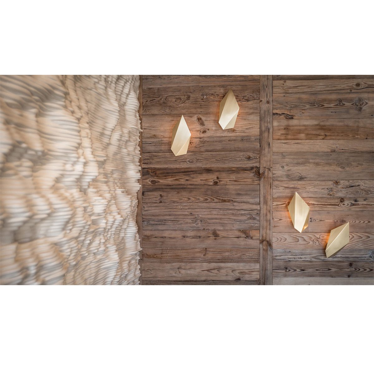 Abstract Wall Sconce - Display