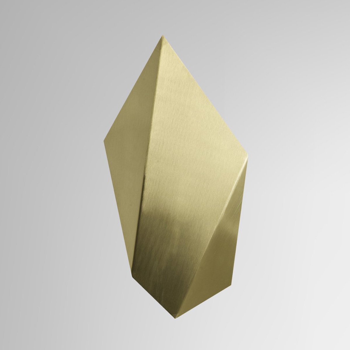 Abstract Wall Sconce - Satin Brass Finish