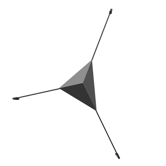 Abstract Large LED Surface Mount - Satin Black