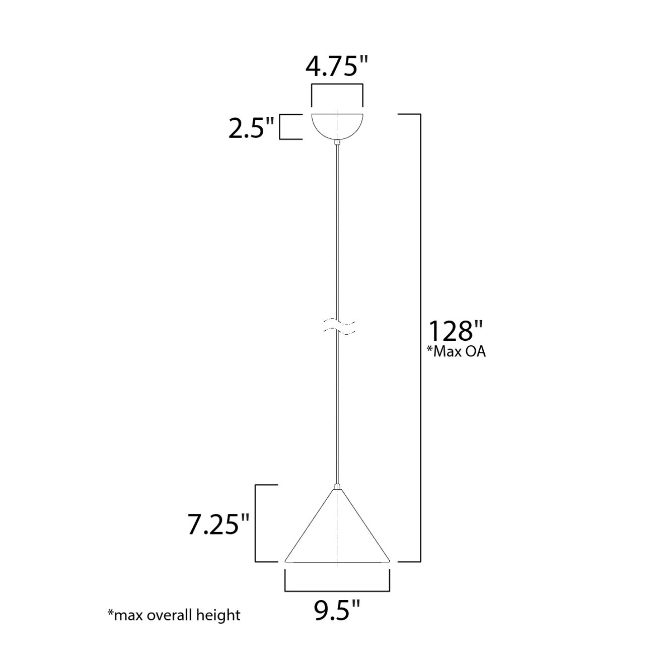 Abyss Mini Pendant - Diagram