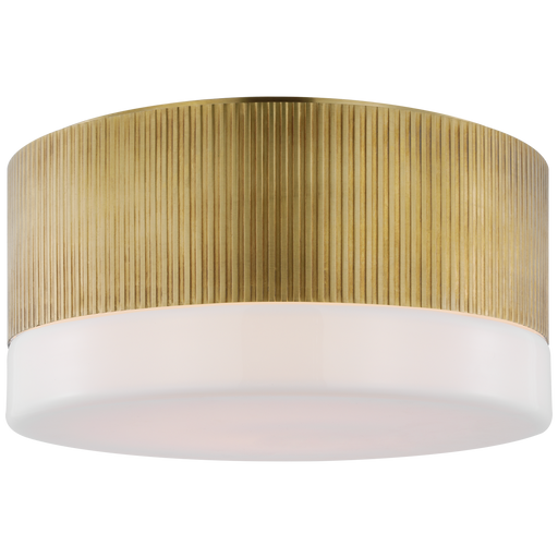 Ace 12" Flush Mount Hand-Rubbed Antique Brass