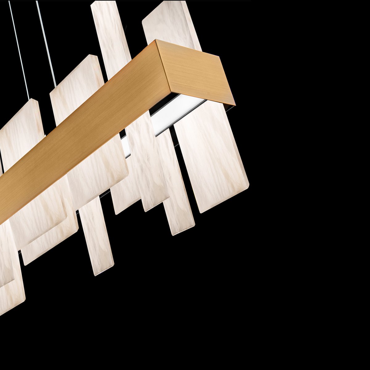 Acropolis Linear Chandelier - Detail