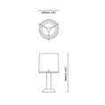Load image into Gallery viewer, Acropolis Table Lamp - Diagram
