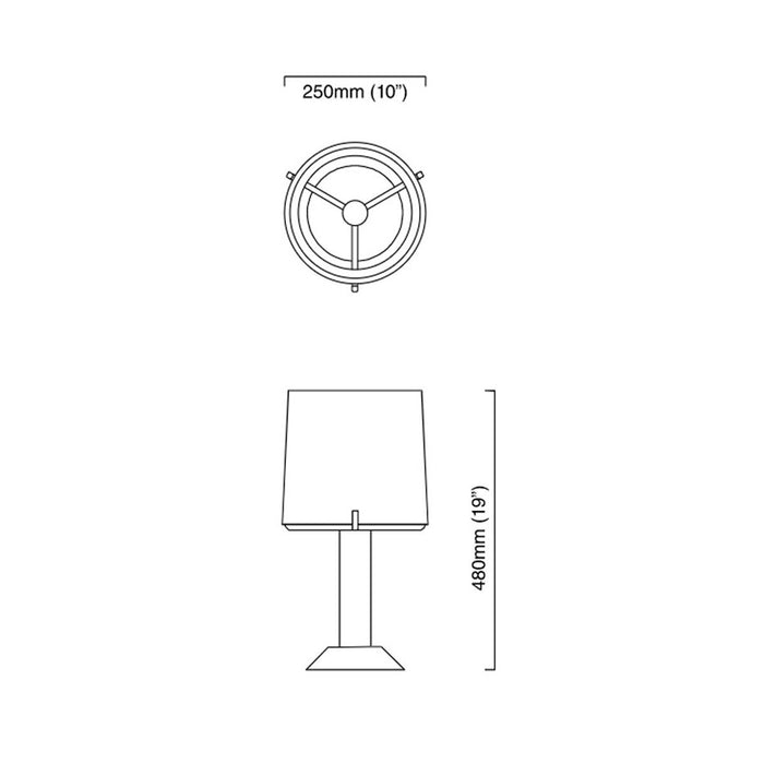 Acropolis Table Lamp - Diagram