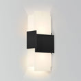 Load image into Gallery viewer, Acuo Outdoor LED Wall Sconce - Textured Black Finish
