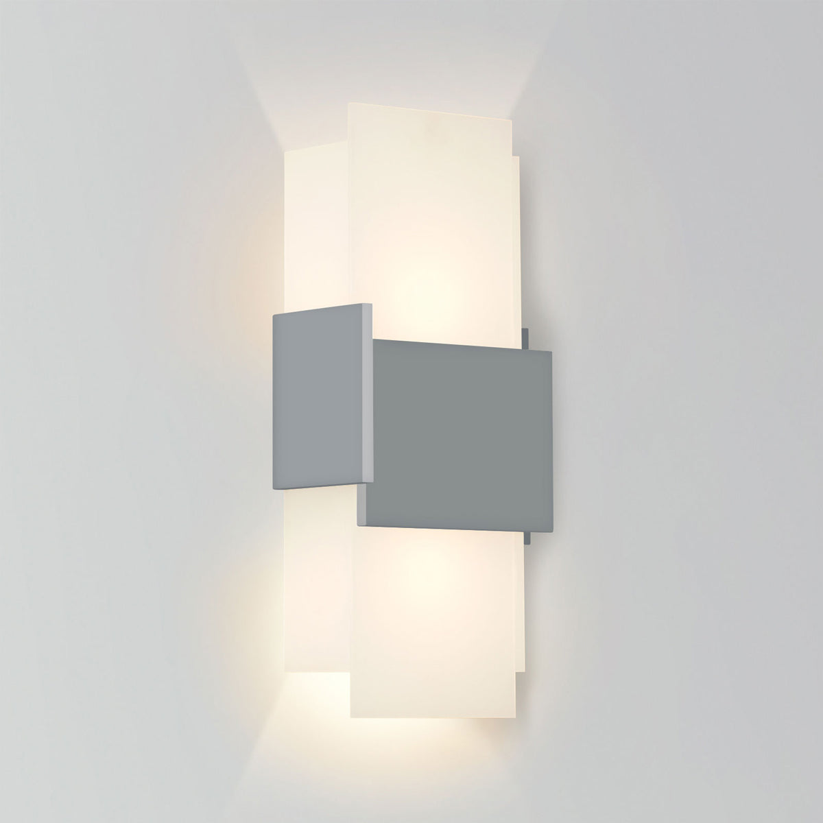 Acuo Outdoor LED Wall Sconce - Matte Grey Finish