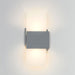 Acuo Outdoor LED Wall Sconce - Matte Grey Finish