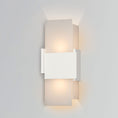 Load image into Gallery viewer, Acuo Outdoor LED Wall Sconce - Textured White Finish
