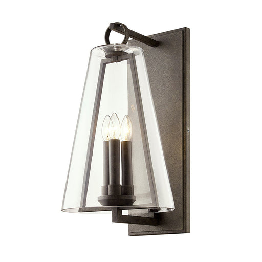 Adamson Large Outdoor Wall Sconce - French Iron Finish