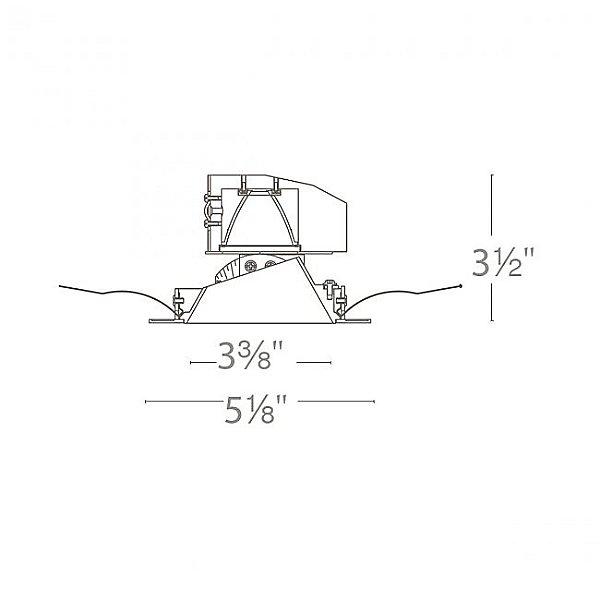 Aether 3.5 inch Round Color Changing Adjustable Kit - Diagram