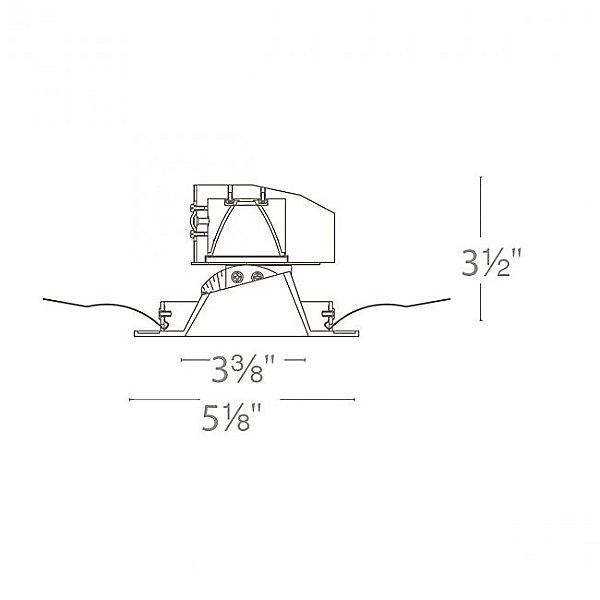 Aether 3.5 inch Square Color Changing Adjustable Kit Spec