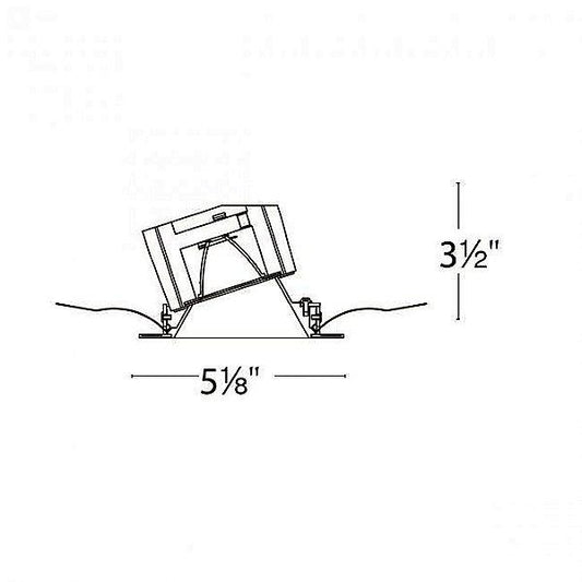 Aether Shallow Housing Round Wall Wash Trim Spec