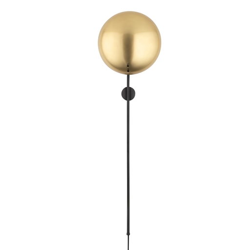 Afton Plug-In Wall Sconce - Aged Brass/Aged Old Bronze Finish