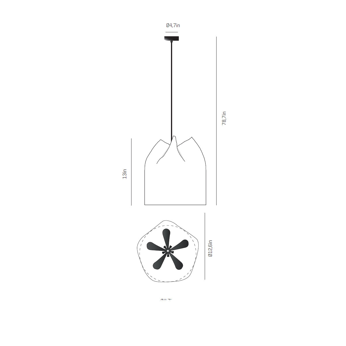 Agasallo 2 Pendant - Diagram