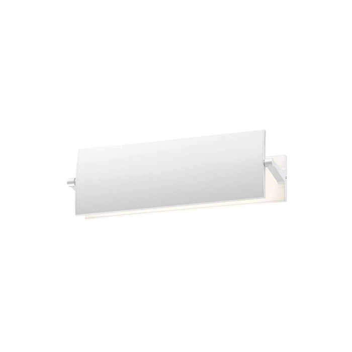 Aileron 12" LED Wall Sconce - Textured White