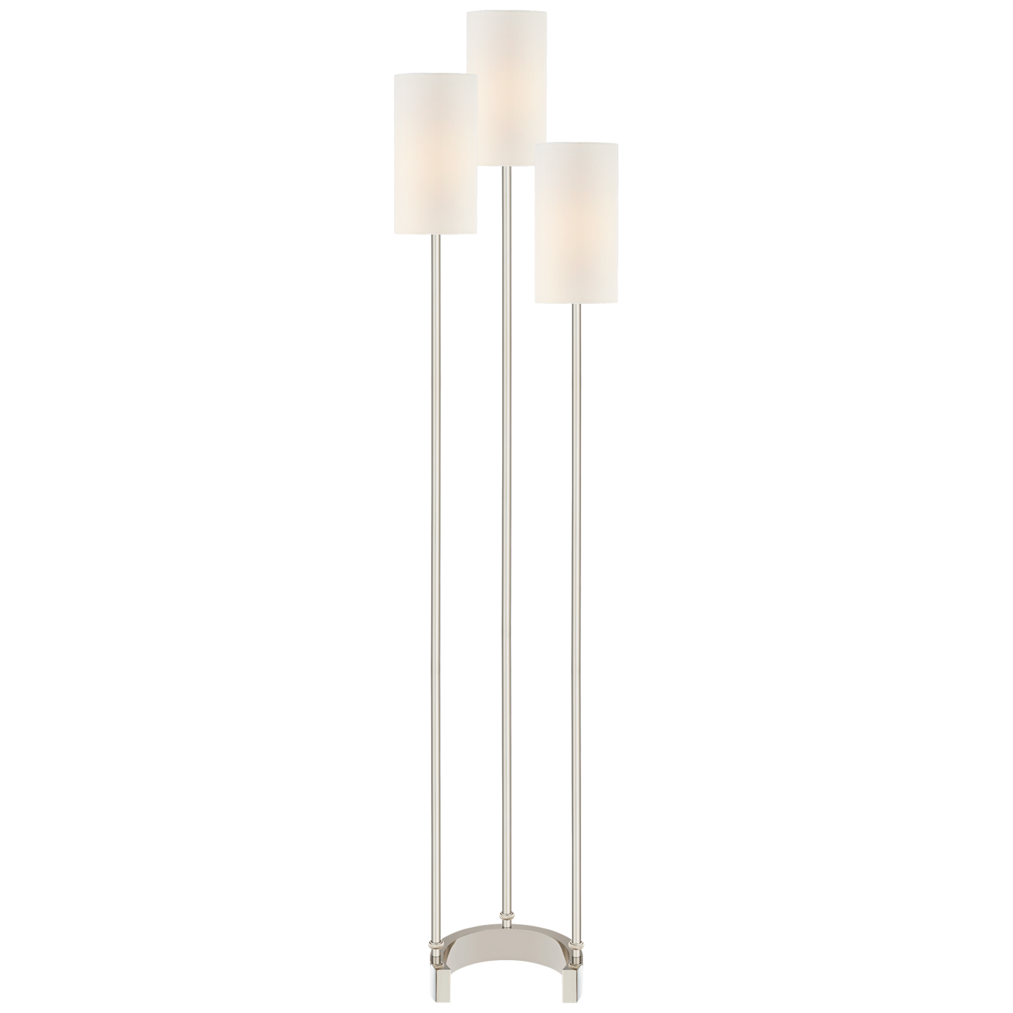 Aimee Floor Lamp - Polished Nickel Finish