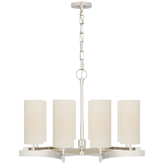 Aimee Medium Chandelier - Polished Nickel Finish