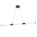 Akari LED Linear Suspension - Black Finish