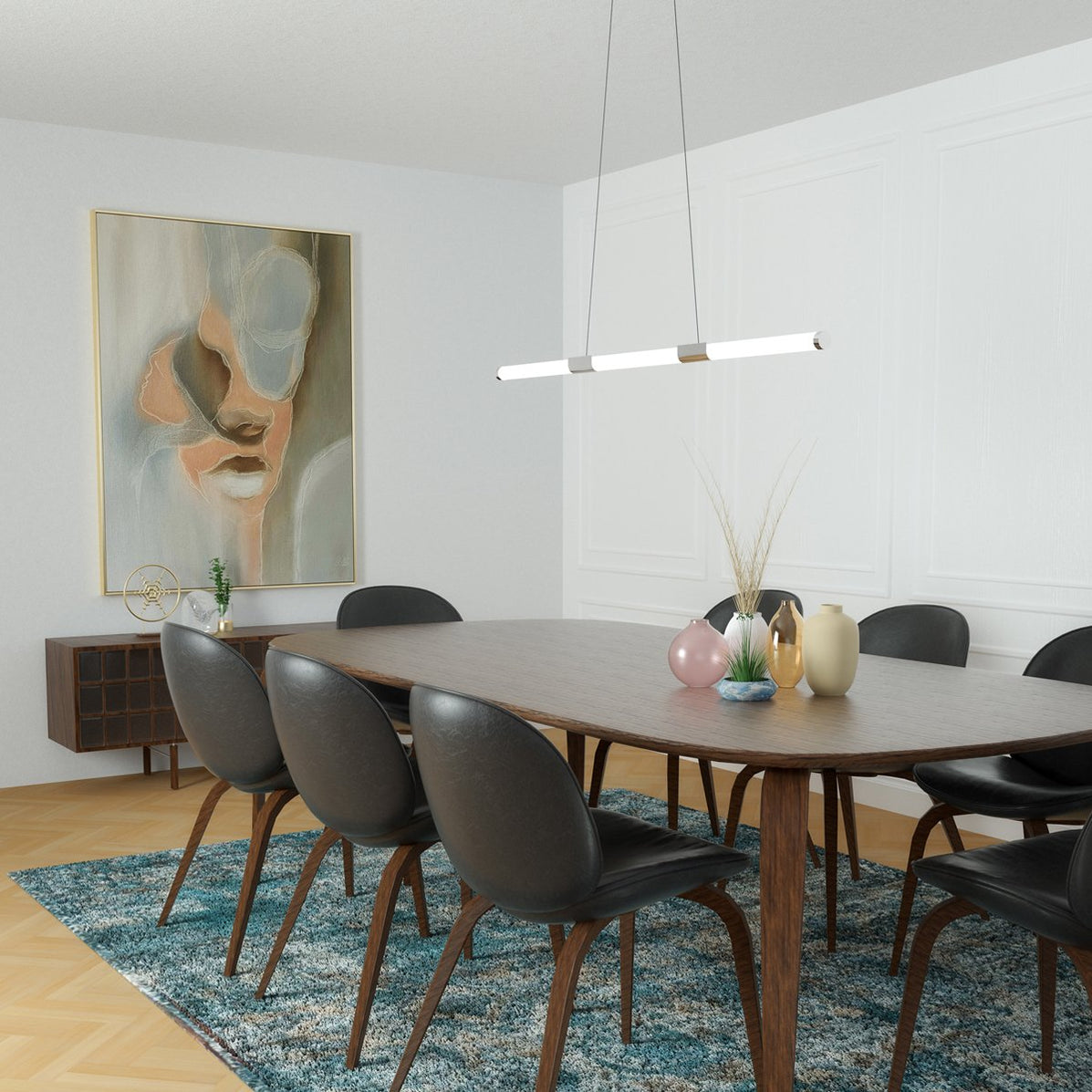 Akari LED Linear Suspension by Kuzco Lighting — Info Lighting
