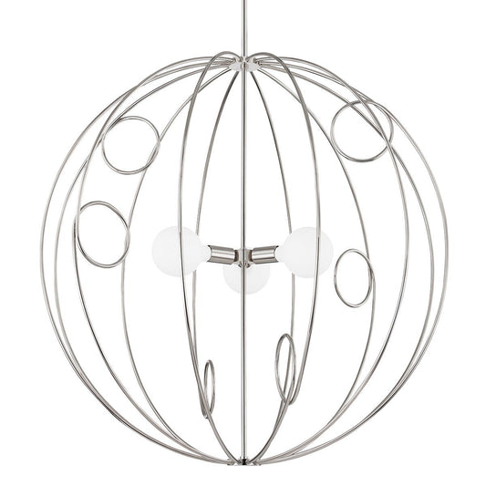 Alanis Large Pendant - Polished Nickel Finish