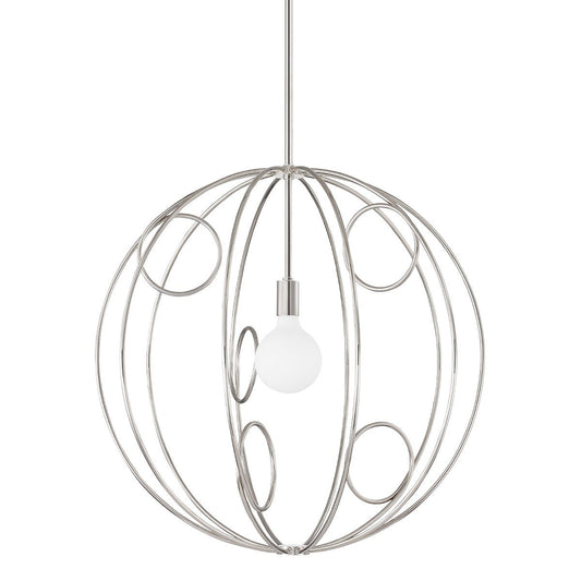 Alanis Medium Pendant - Polished Nickel Finish