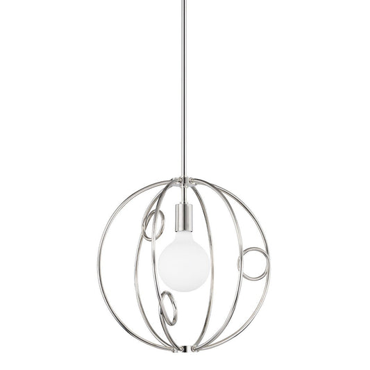 Alanis Small Pendant - Polished Nickel Finish