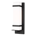 Load image into Gallery viewer, Alban Square Outdoor Wall Sconce - Black Finish
