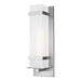 Alban Square Outdoor Wall Sconce - Satin Aluminum Finish