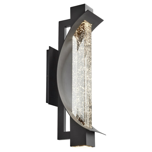 Albedo 19" LED Outdoor Wall Sconce - Black Finish