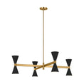 Load image into Gallery viewer, Albertine Large Chandelier - Midnight Black Finish
