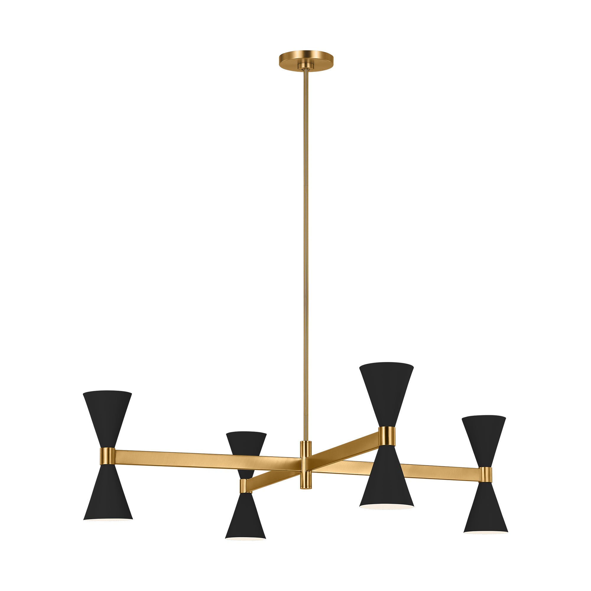 Albertine Large Chandelier - Midnight Black Finish