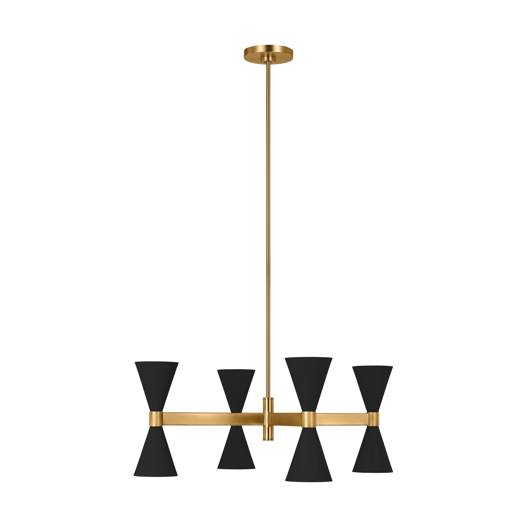 Albertine Small Chandelier - Midnight Black Finish