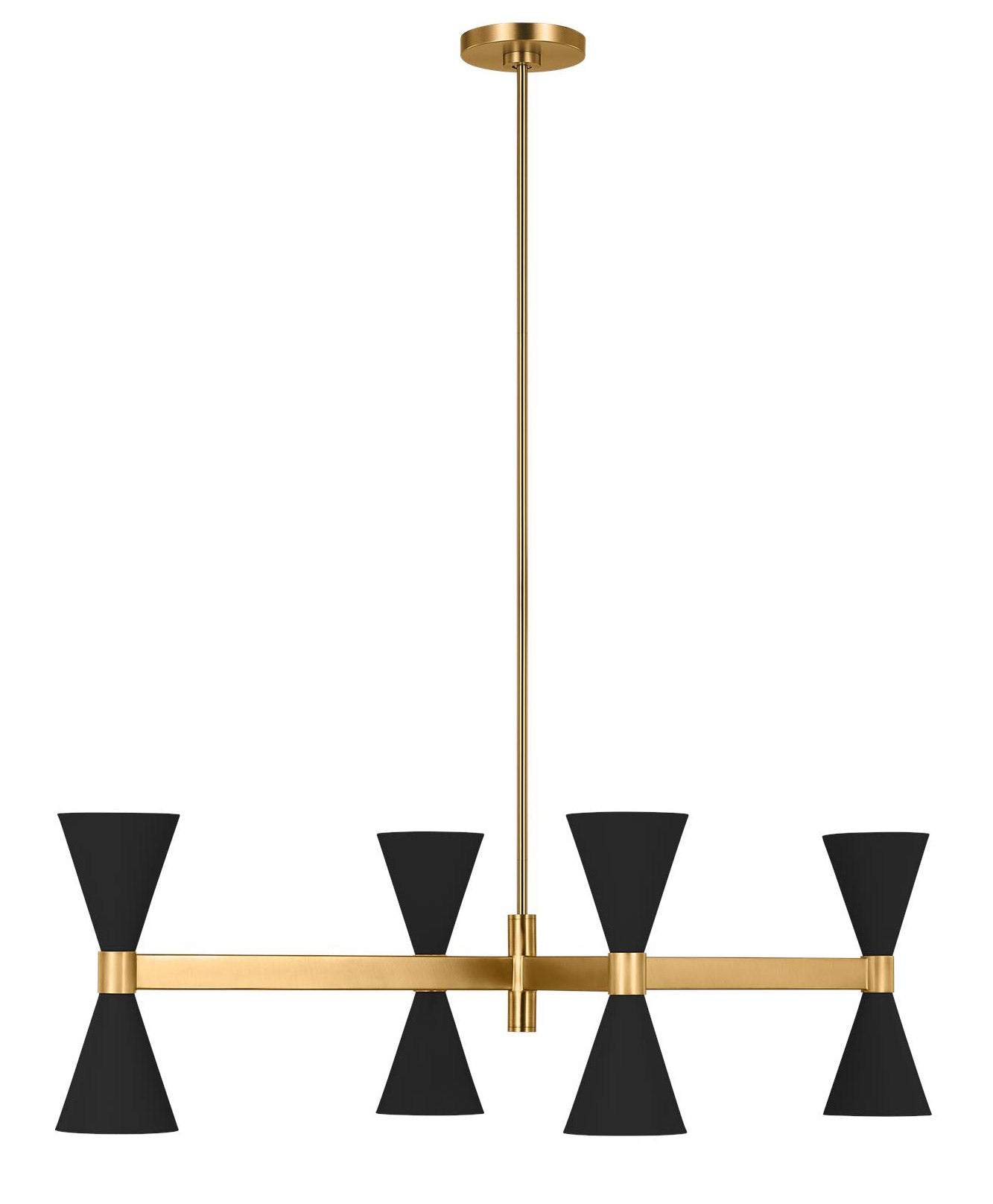 Albertine Linear Suspension - Midnight Black Finish