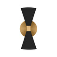 Load image into Gallery viewer, Albertine Wall Sconce - Brushed Brass/Midnight Black Finish
