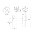 Load image into Gallery viewer, Alberto Medium Sconce - Diagram
