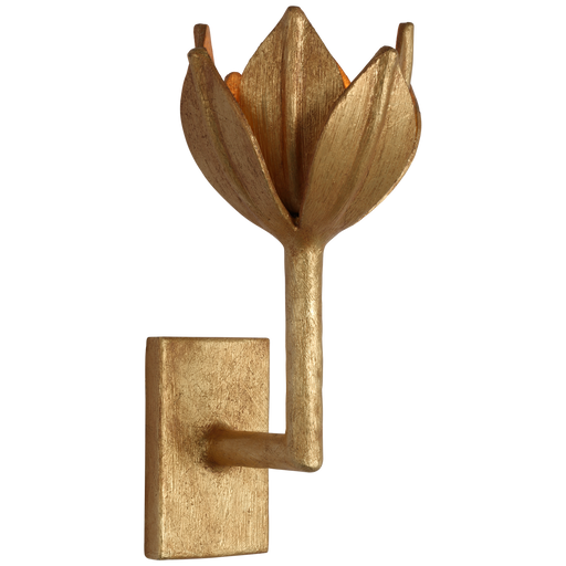 Alberto Small Sconce - Antique Gold Leaf Finish