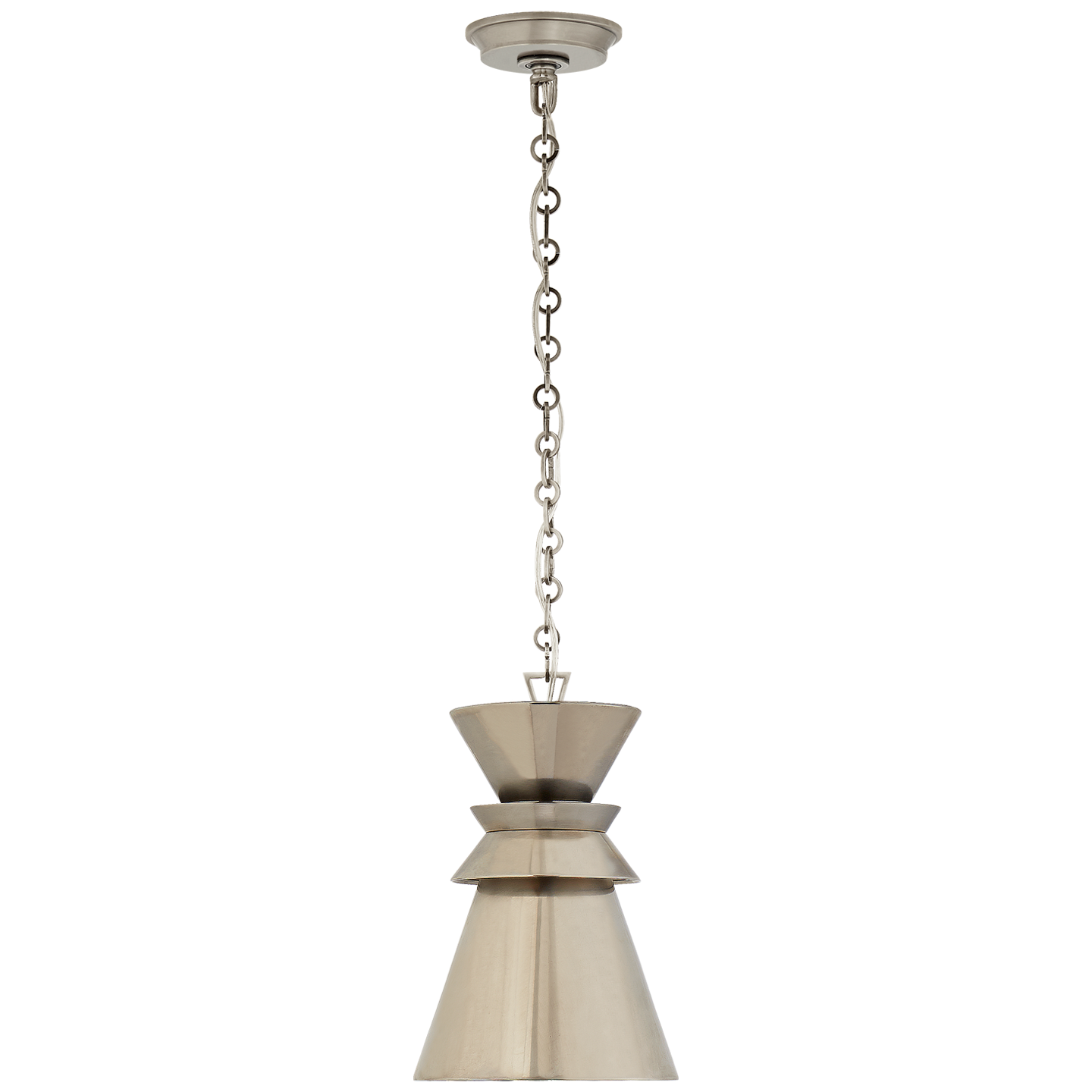 Alborg Small Stacked Pendant - Antique Nickel/Antique Nickel Finish