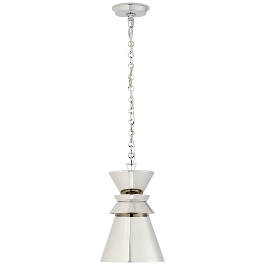 Alborg Small Stacked Pendant - Polished Nickel/Polished Nickel Finish