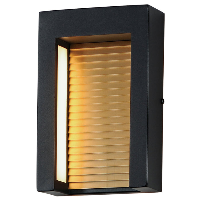 Alcove LED Outdoor Wall Sconce - Black Gold