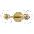 Load image into Gallery viewer, Alexa 2-Light Bath Bar - Aged Brass
