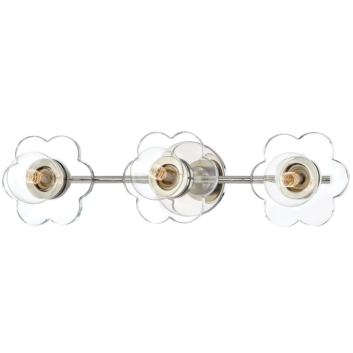 Alexa 3-Light Bath Bar - Polished Nickel