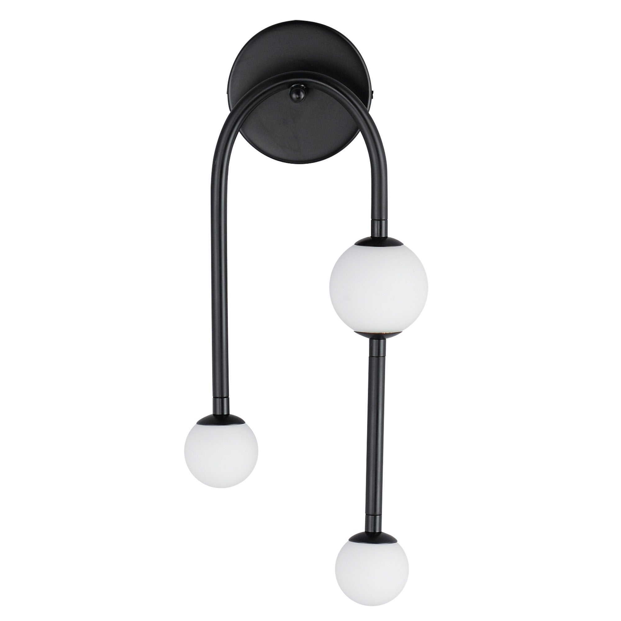 Alina LED Wall Sconce Black Finish